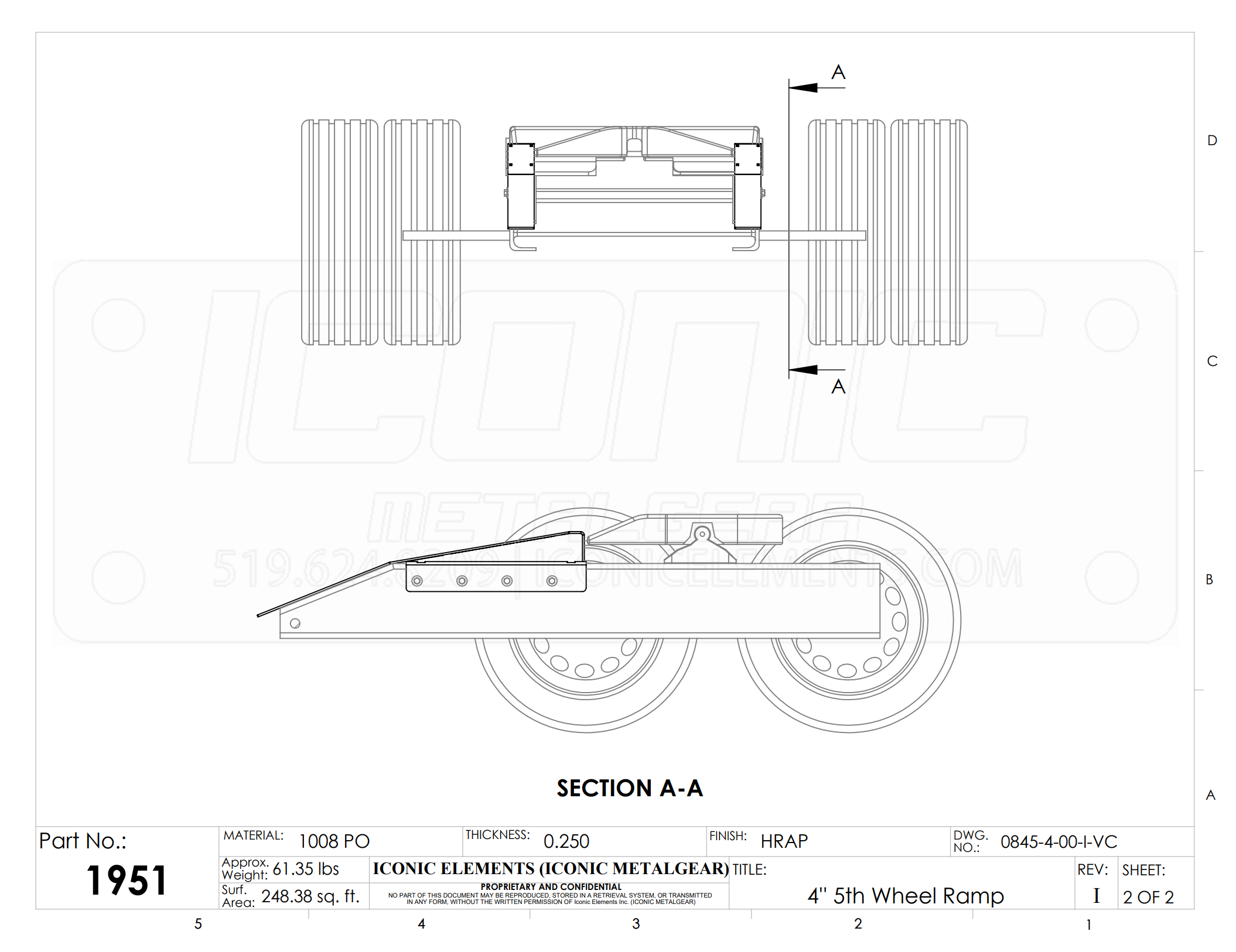 Fifth Wheel Frame Ramps