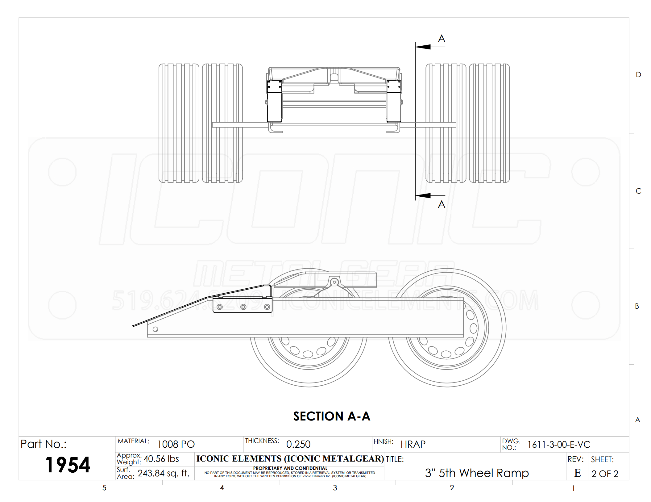 Fifth Wheel Frame Ramps